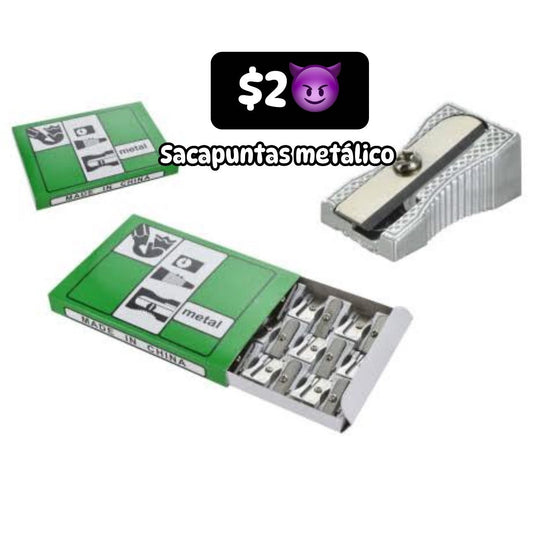 Sacapuntas metalico