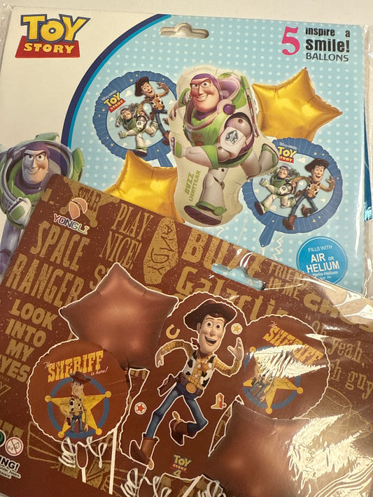 Bouquet 5 globos toy story