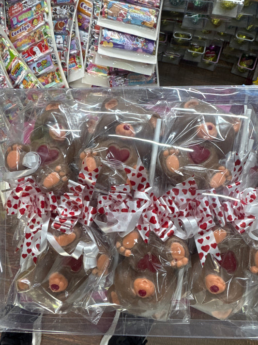 Paleta oso chocolate