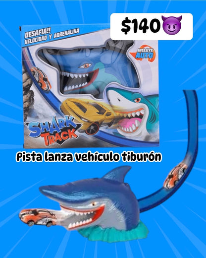 Pista lanza vehiculo tiburon