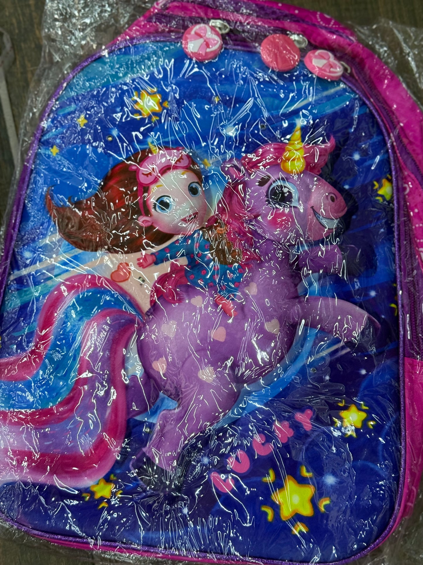 Mochila preescolar sencilla con luz