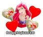 Bouquet 5 globos sirenita