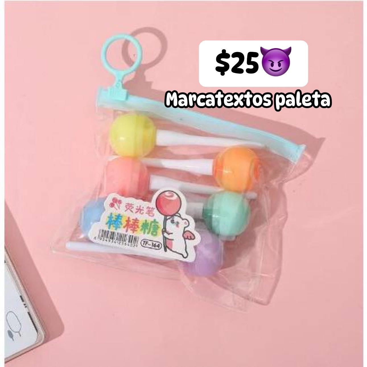 Marcatextos tipo paleta
