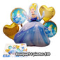 Bouquet 5 globos cenicienta