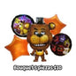 Bouquet 5 globos FREDDY FAZBEAR