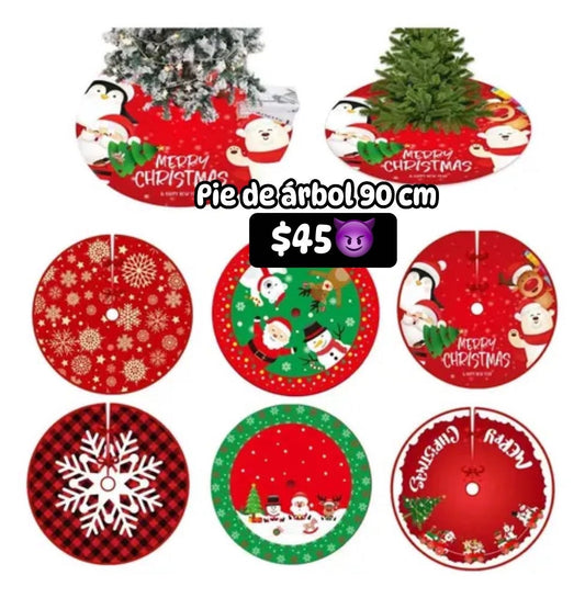 Pie de árbol navideño 60 cm