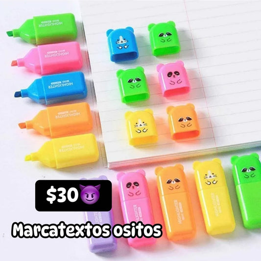 Marcatextos ositos