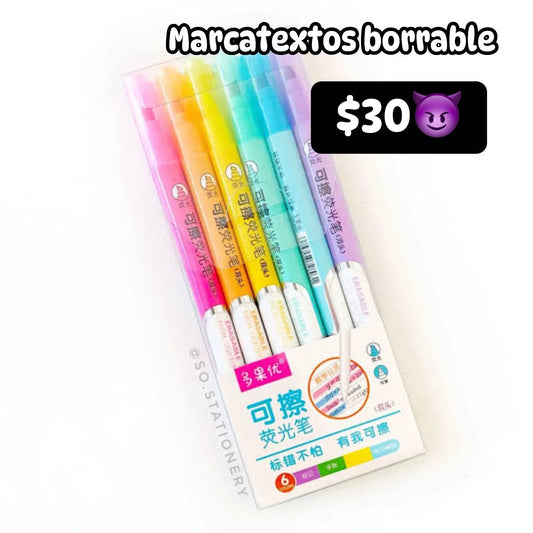 Marcatextos borrable