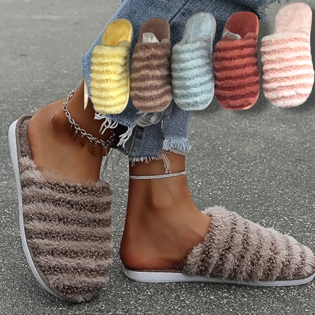 Pantufla rayas