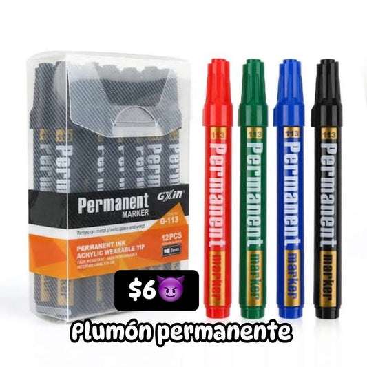Plumon permanente NEGRO