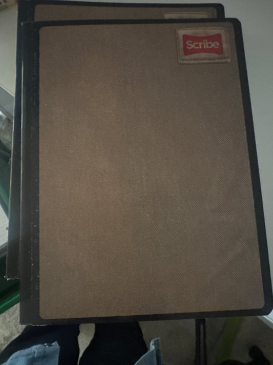Libreta profesional cosida scribe jeans cuadro grande