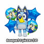Bouquet 5 globos Bluey