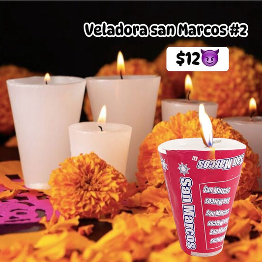 Veladora san Marcos papel