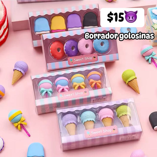 Borrador golosinas