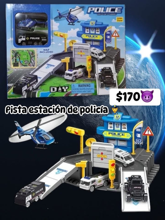 Pistas policía, reciclaje, bomberos, construcción