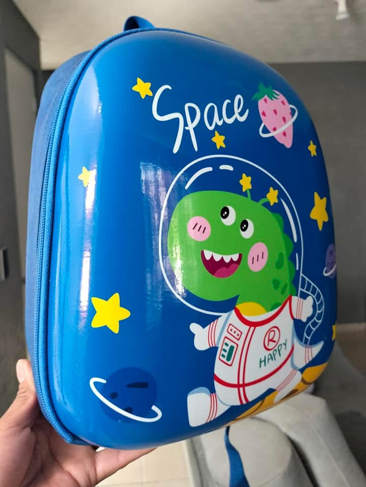 Mochila infantil dinosaurio espacial