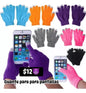 Guante pantalla touch