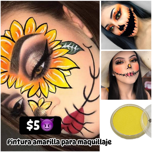 Pintura amarilla pastilla