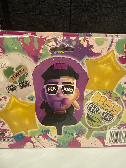 Bouquet 5 globos ferxxo