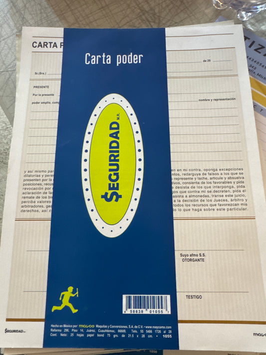 CARTA PODER