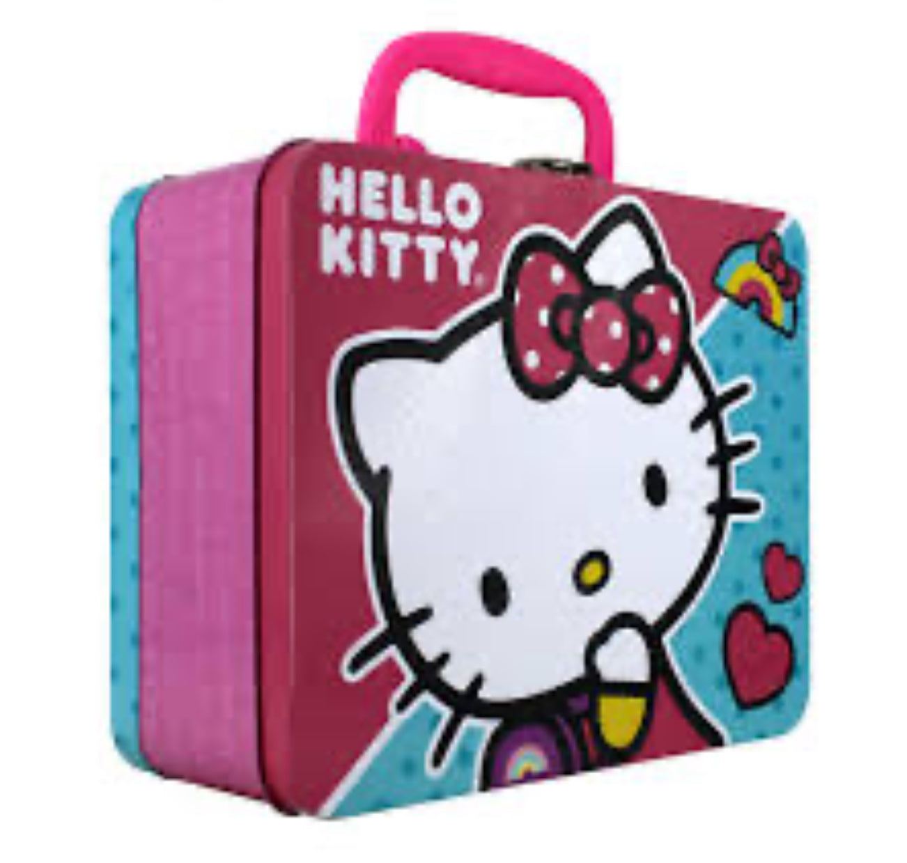 Lonchera metalica hello kitty