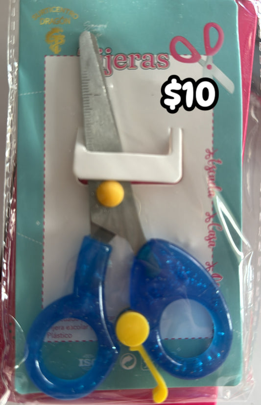 Tijera escolar punta roma