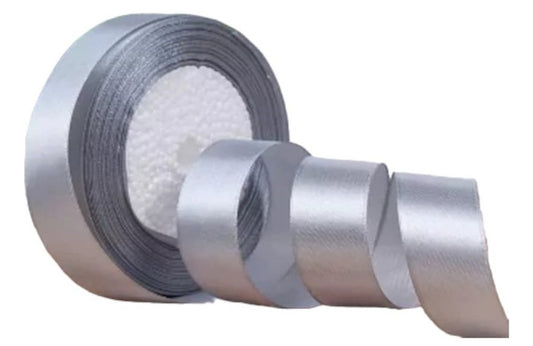 Liston satinado 38mm Gris