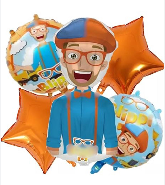 Bouquet 5 globos blippi