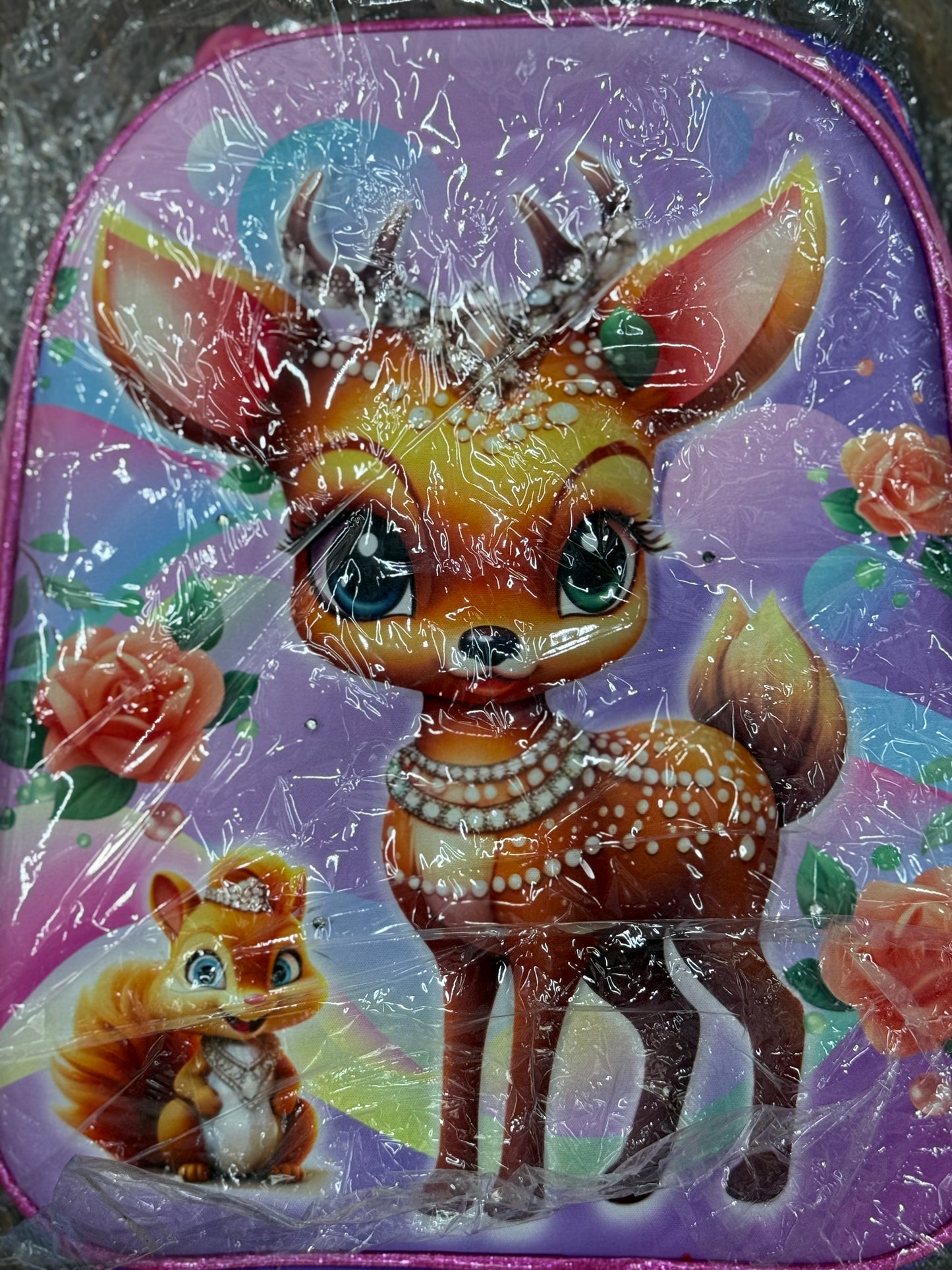 Mochila preescolar sencilla con luz