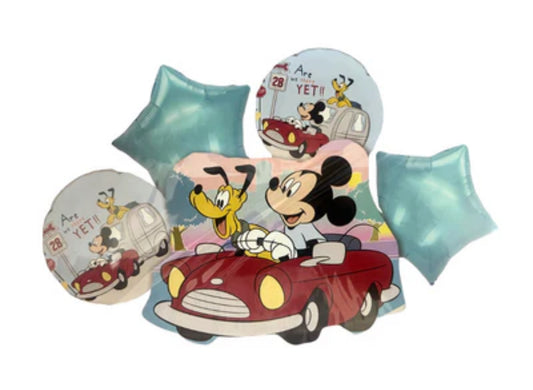 Bouquet 5 globos mickey mouse