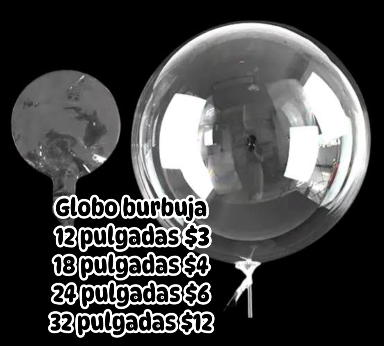 Globo burbuja 32 pulgadas