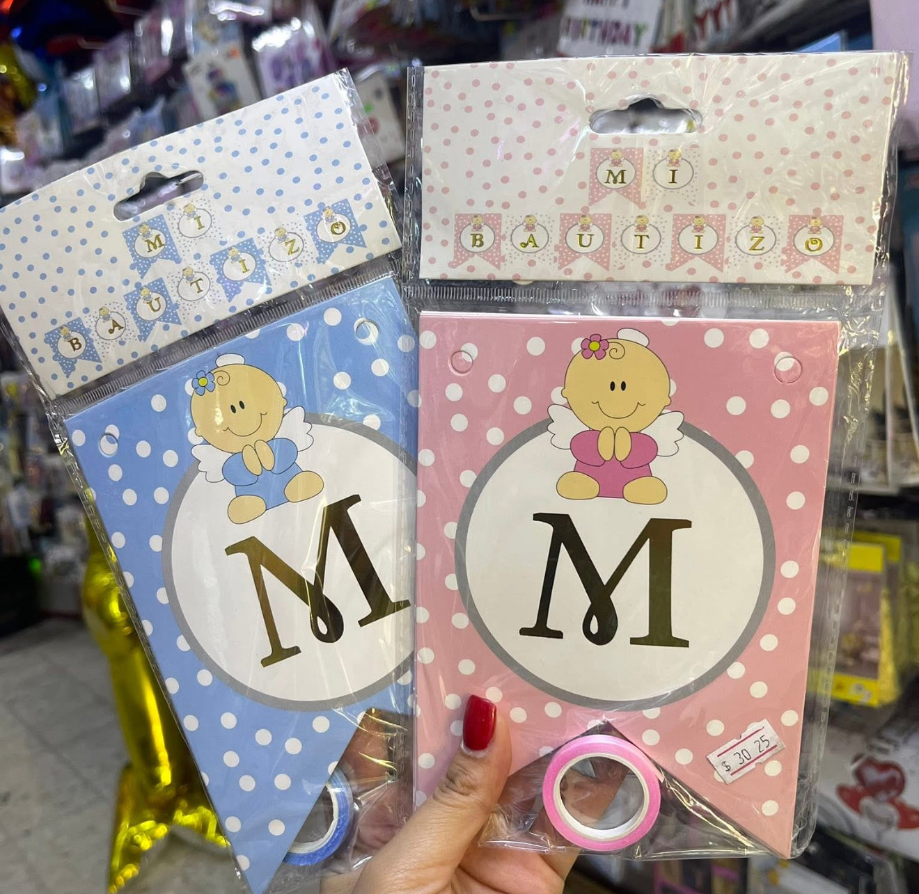 Banderin Bautizo NIÑA