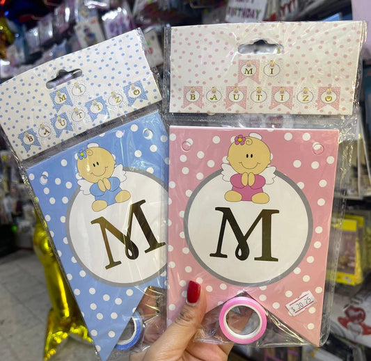Banderin Bautizo NIÑA