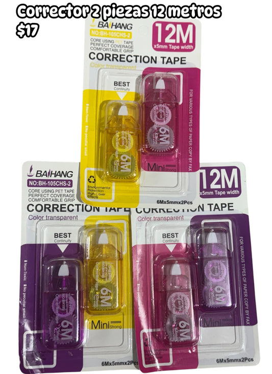 Corrector 12 metros 2 piezas