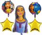 Bouquet globos 5 piezas wish asha