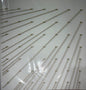 Papel coreano blanco lineas doradas