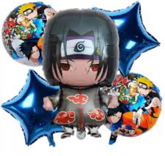 Bouquet 5 globos naruto