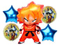 Bouquet 5 globos dragon ball