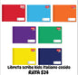 Libreta scribe kids italiano cosido RAYA