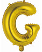 Globo Letra G dorada 16 pulgadas 41cm
