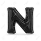 Globo Letra N negro 16 pulgadas 38cm