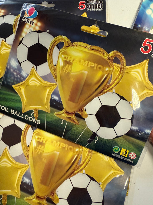 Bouquet globos futbol