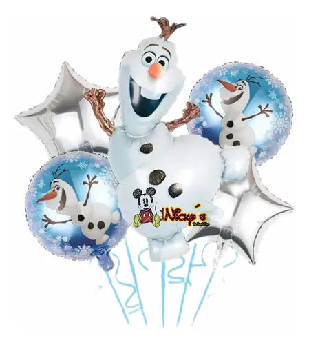 Bouquet 5 globos frozen