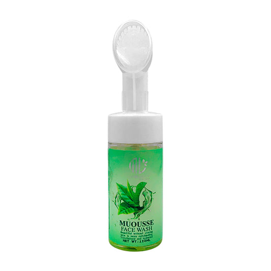 Mousse espuma facial limpiadora con extracto de té verde