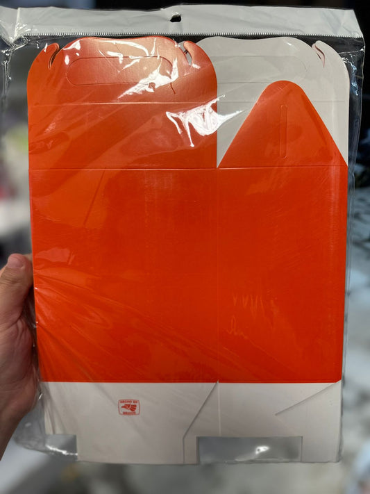 Caja dulcero 10 cajitas naranja
