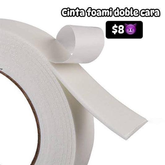 Cinta foami doble cara