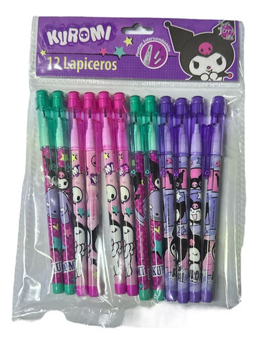 Paquete con 12 lapiceros de punta intercambiable KUROMI