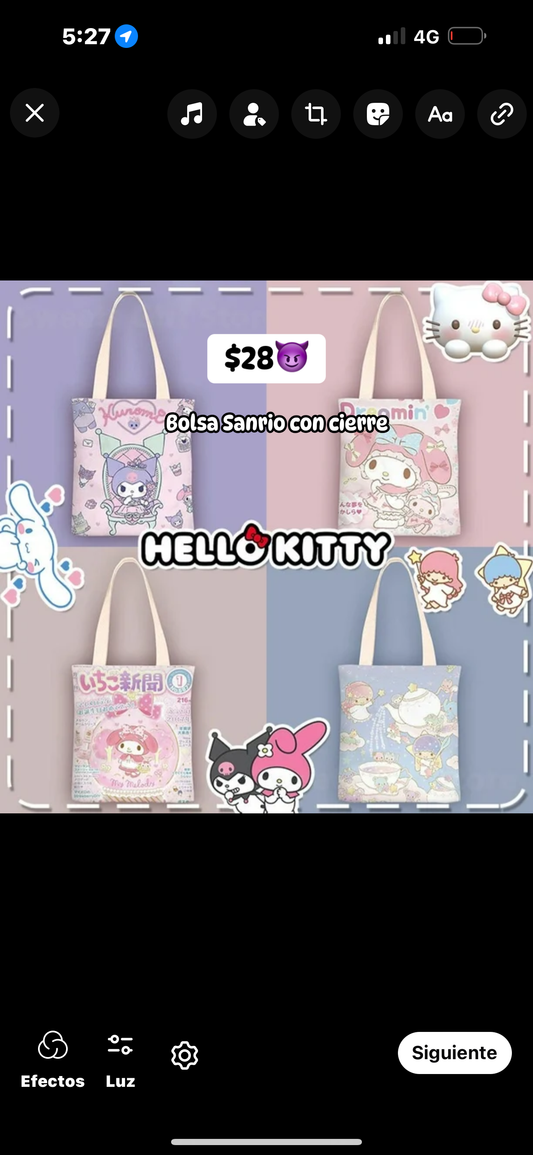 Bolsa Sanrio