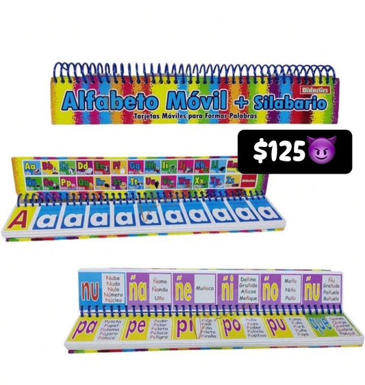 Silabario y alfabeto mobil