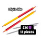 Lápiz duo 12 piezas